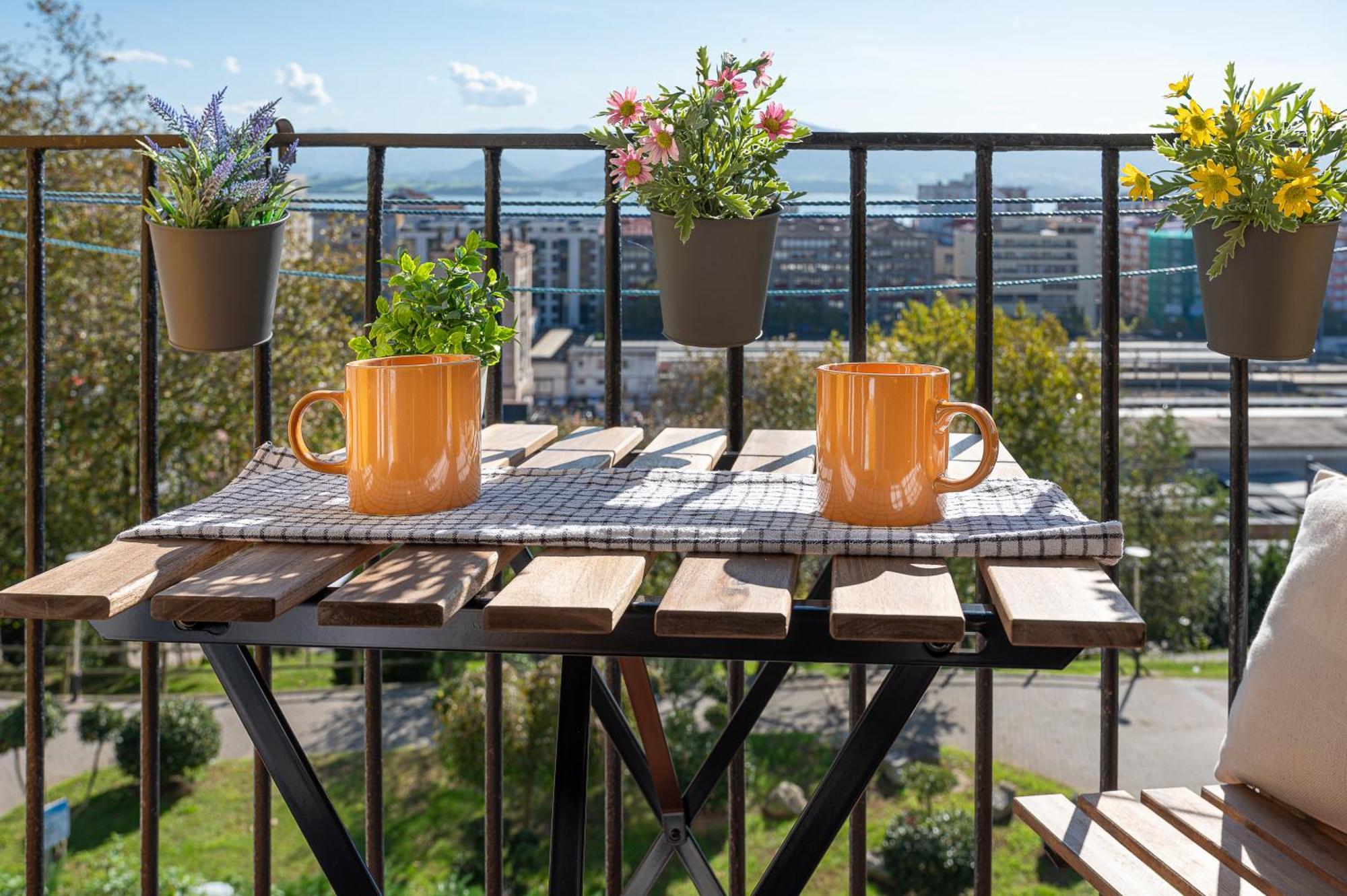 Apartamento En El Corazon De La Ciudad Junto A Las Estaciones Santander Exteriör bild
